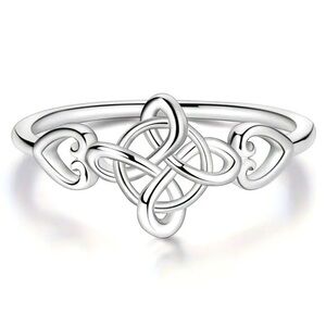 925 Sterling Silver Celtic Knot Ring - Size 6 - NWT